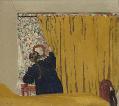 The Yellow Curtain, c.1893 by Edouard Vuillard
